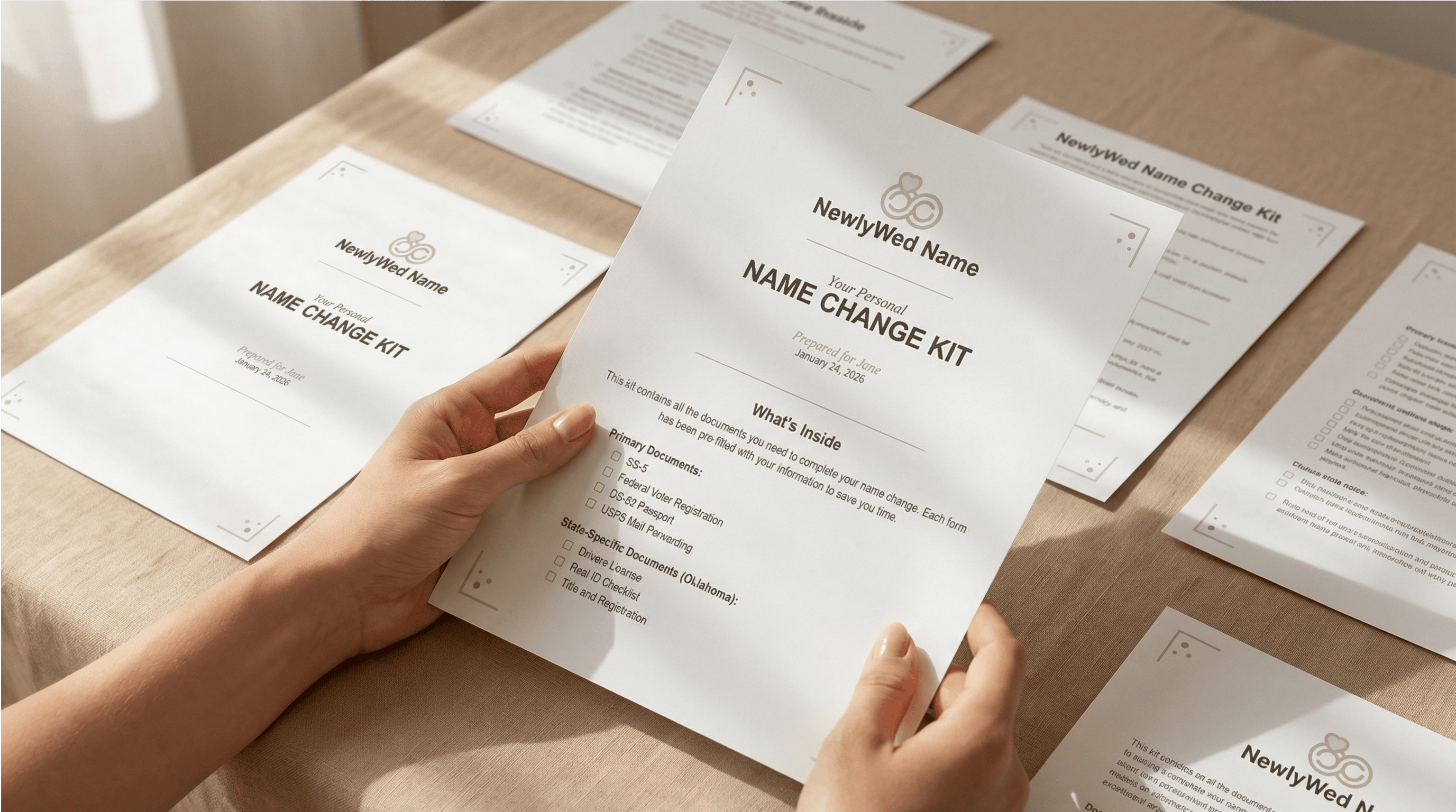 Print at Home Name Change Kit